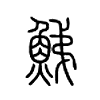 鮷字的图片