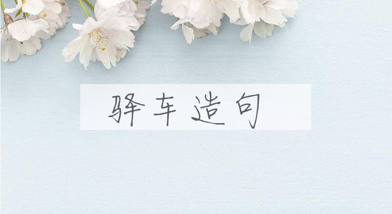 用驿车造句