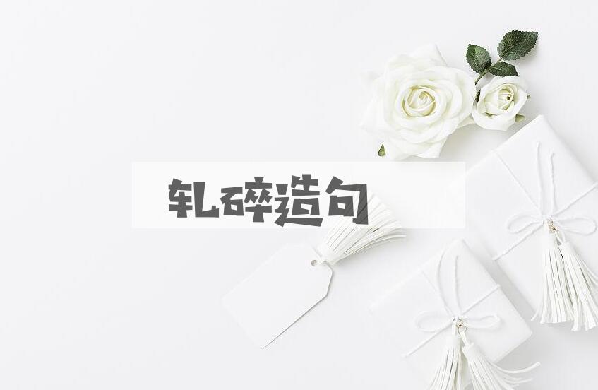 用轧碎造句