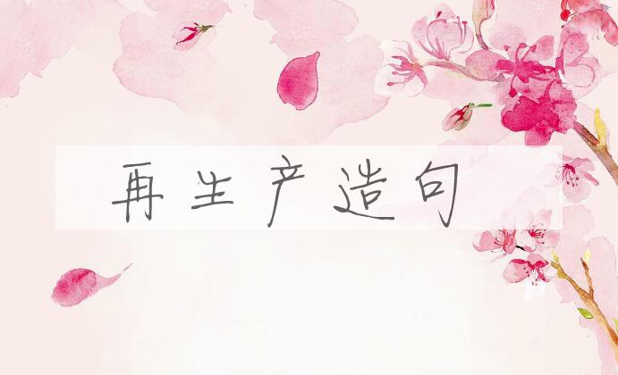 用再生产造句