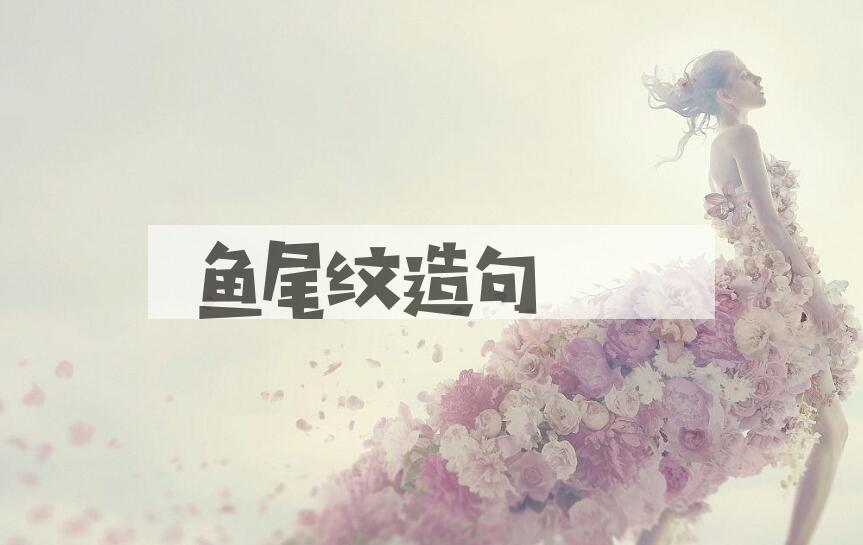用鱼尾纹造句