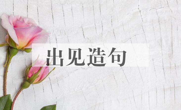 用出见造句