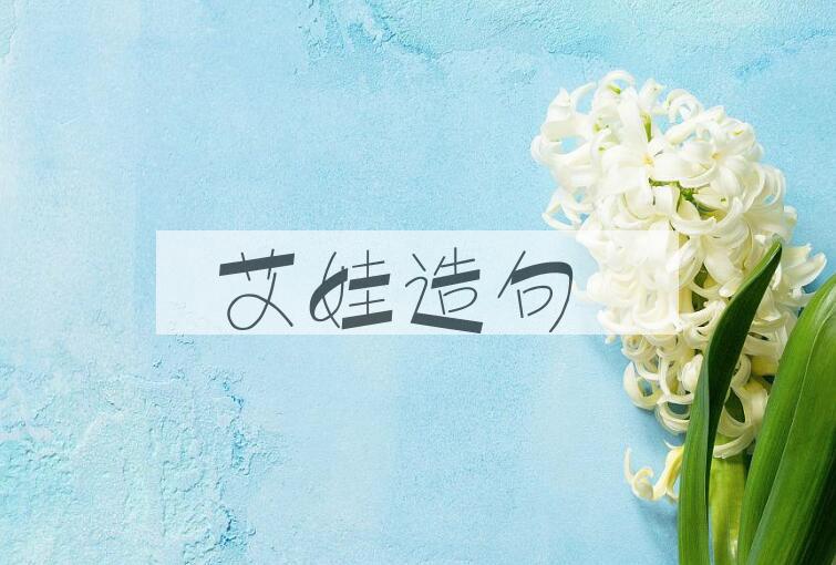 用艾娃造句