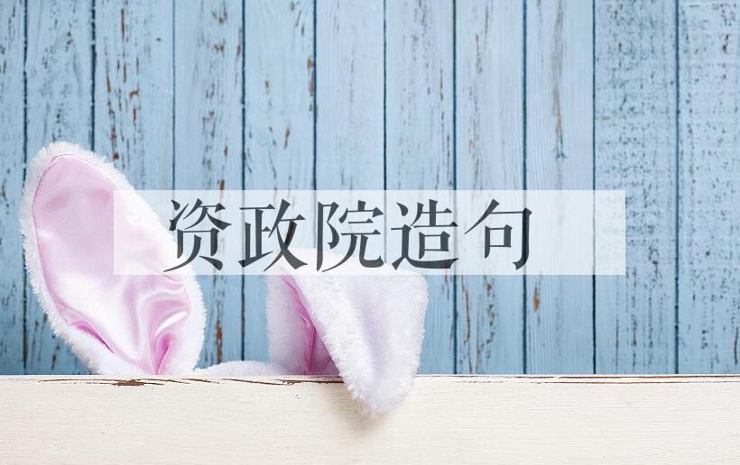 用资政院造句