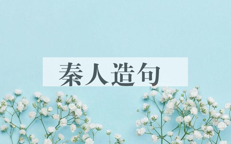 用秦人造句
