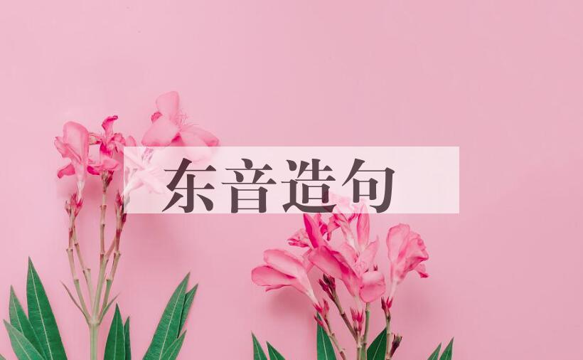 用东音造句