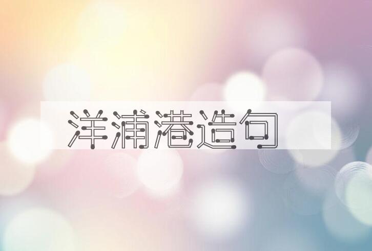 用洋浦港造句