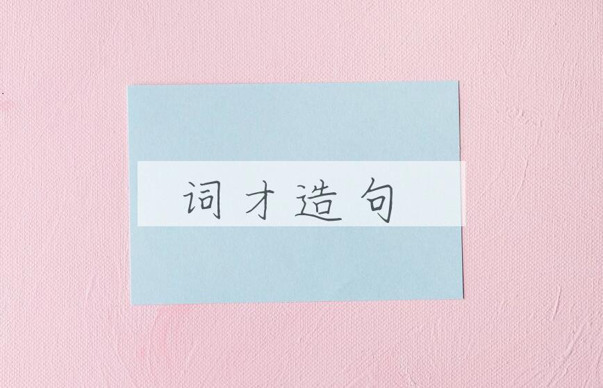 用词才造句