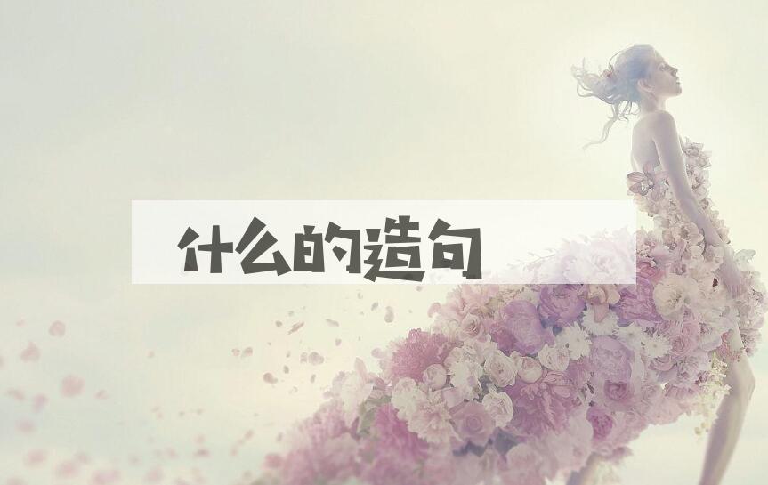 用什么的造句