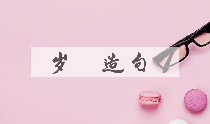 用岁暮造句