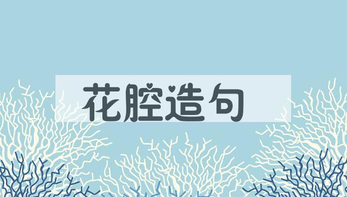 用花腔造句