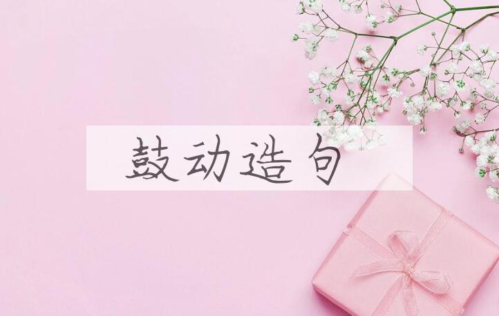 用鼓动造句