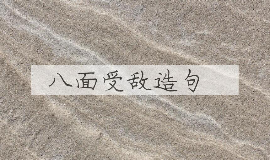 用八面受敌造句