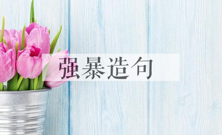 用强暴造句