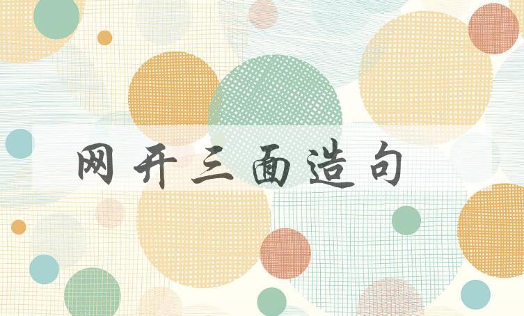 用网开三面造句