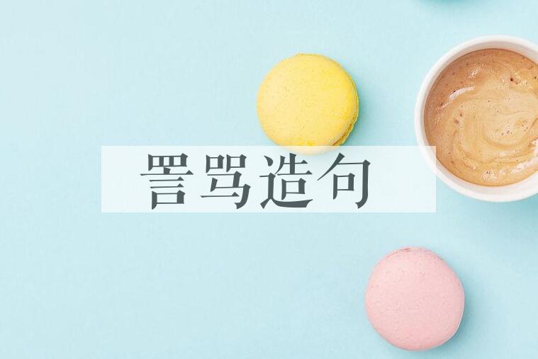 用詈骂造句