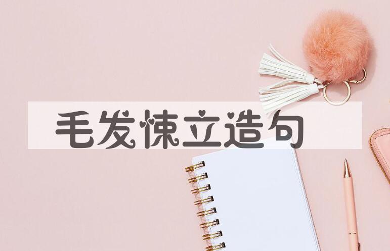 用毛发悚立造句