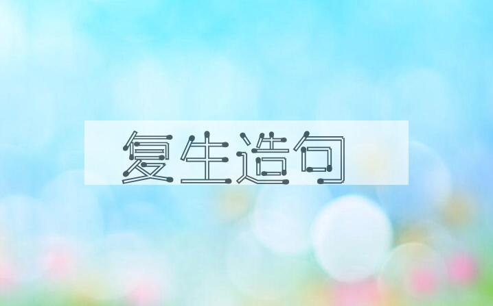 用复生造句