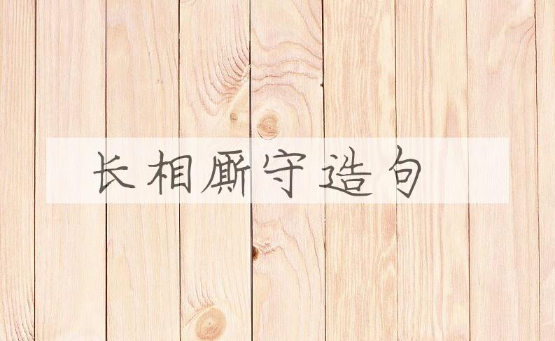 用长相厮守造句