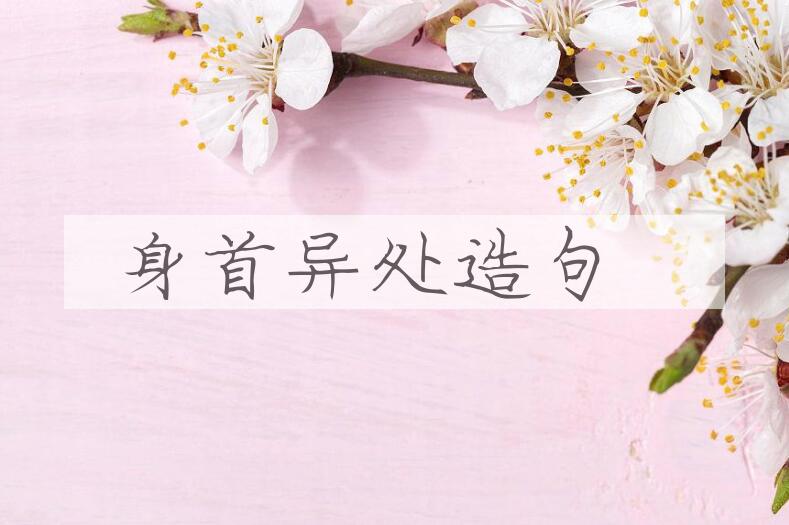 用身首异处造句