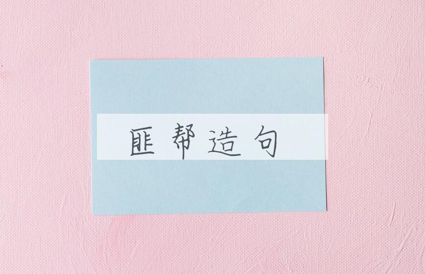 用匪帮造句