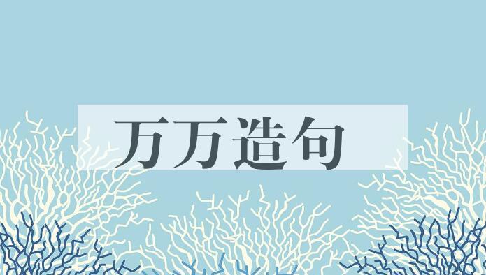 用万万造句