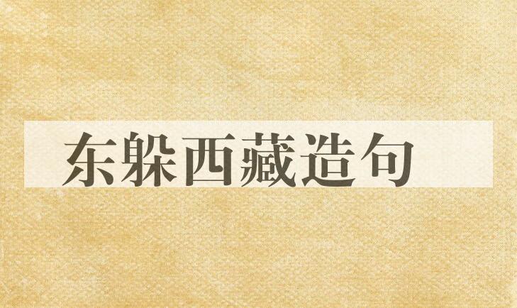 用东躲西藏造句