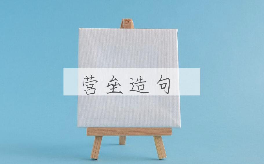 用营垒造句