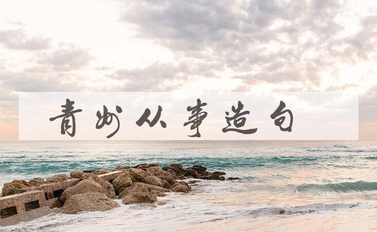 用青州从事造句