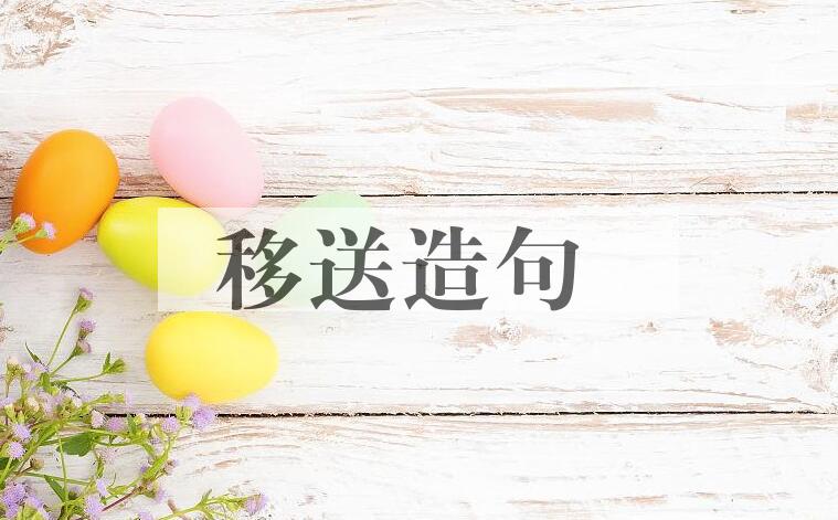 用移送造句