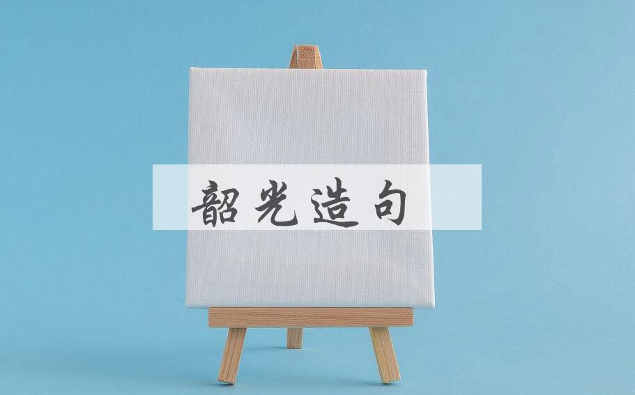用韶光造句