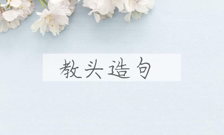 用教头造句