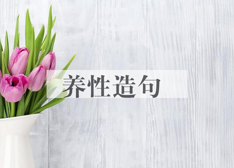 用养性造句