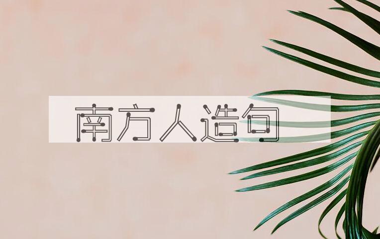 用南方人造句