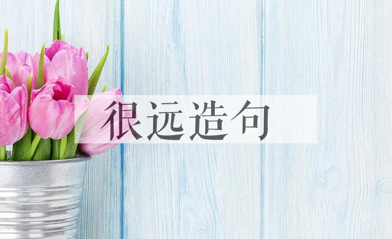 用很远造句