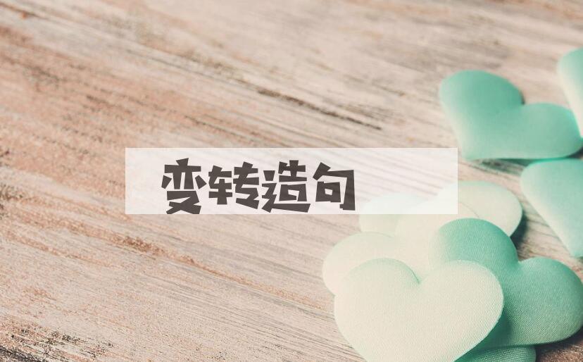 用变转造句