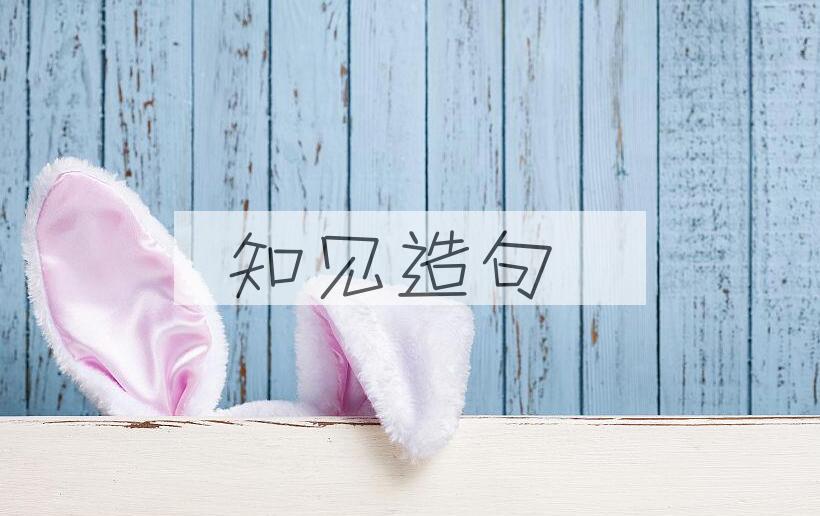 用知见造句