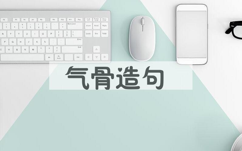 用气骨造句