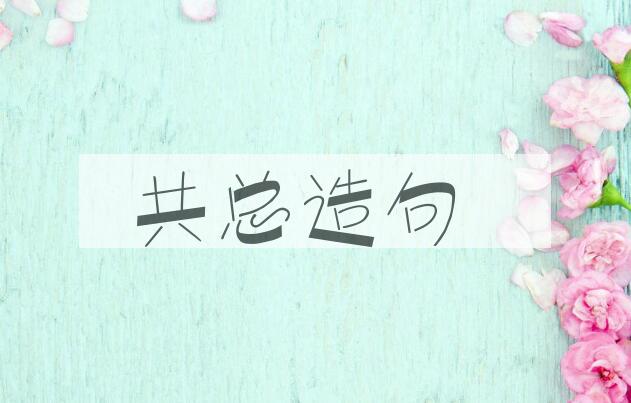 用共总造句