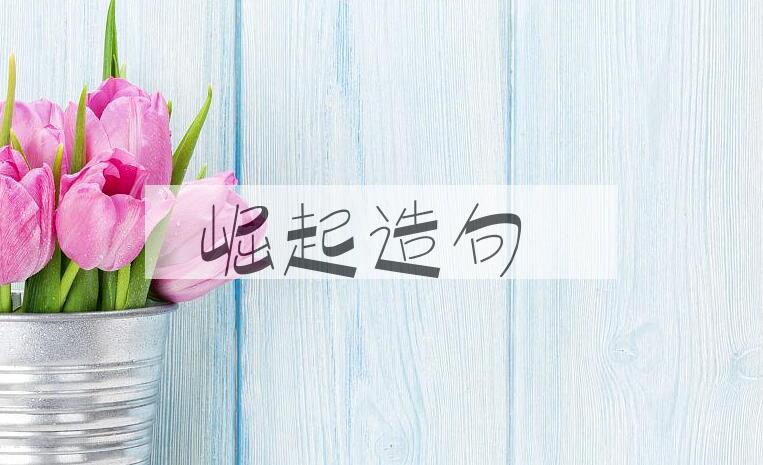 用崛起造句