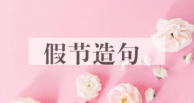 用假节造句