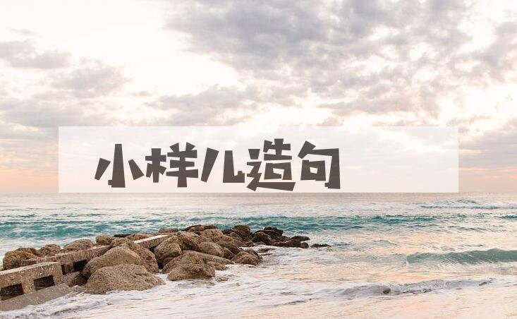 用小样儿造句