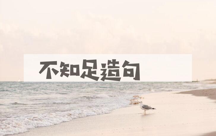 用不知足造句