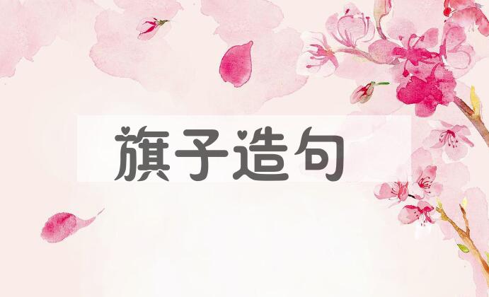 用旗子造句