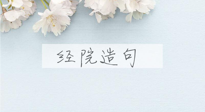 用经院造句