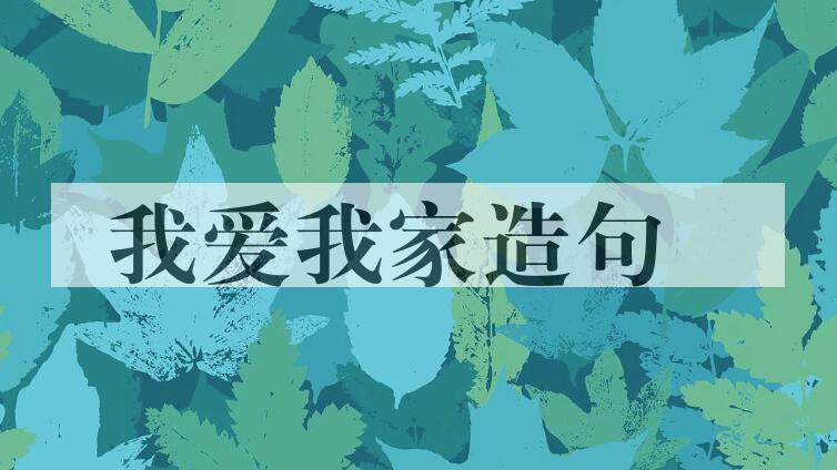 用我爱我家造句