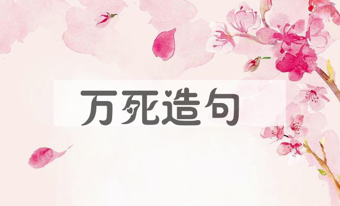 用万死造句
