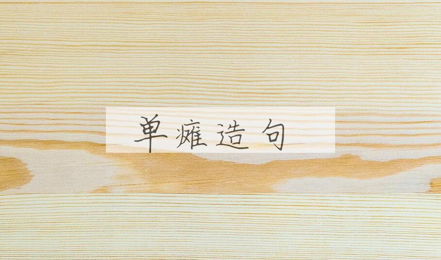 用单瘫造句