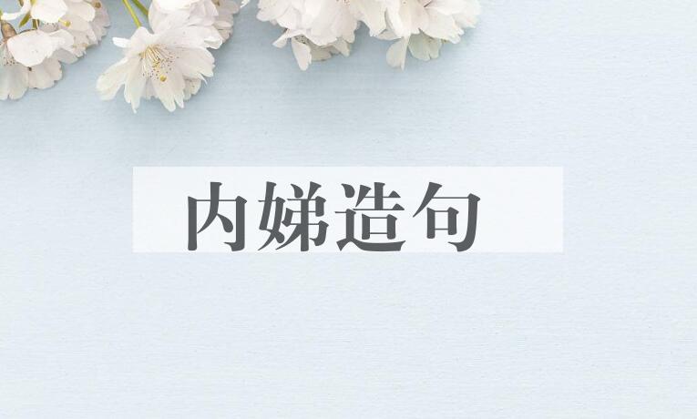 用内娣造句