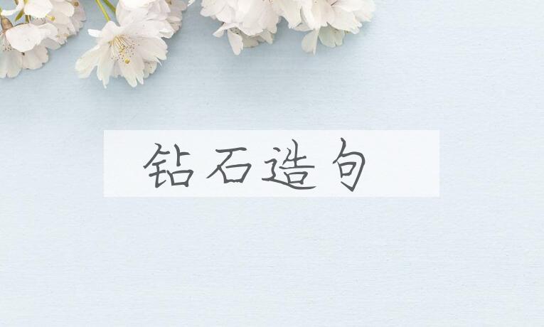 用钻石造句